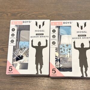 Messi Boys' Boxer Briefs 5-Pack